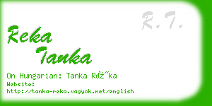 reka tanka business card